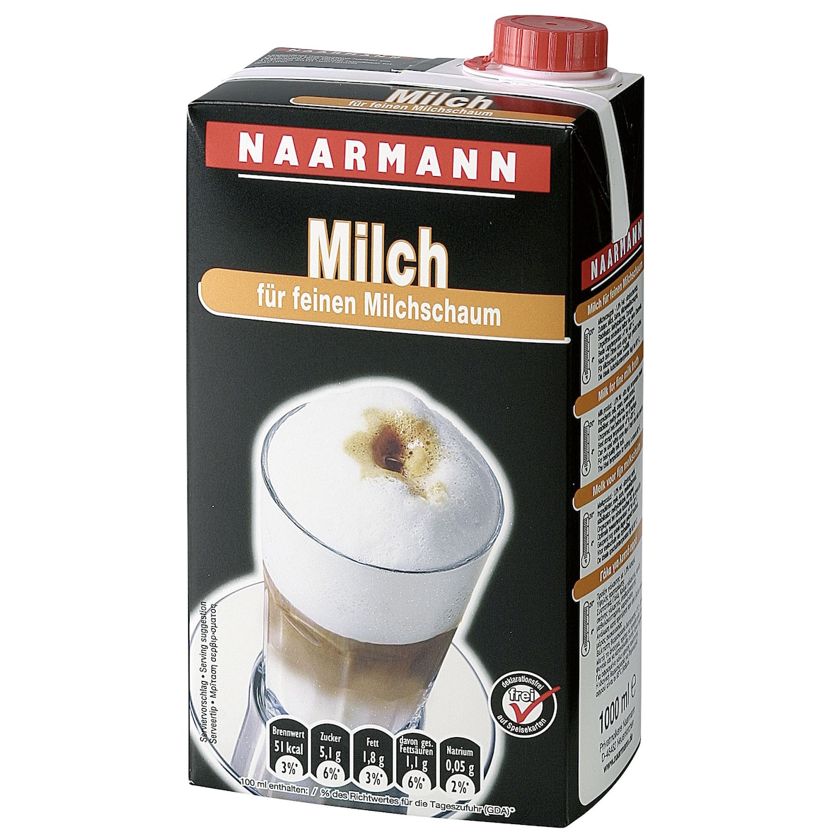 Naarmann H-Milch Barista 1,8% Fett 12 x 1 l (12 l)