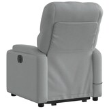 thumbnail of vidaXL Elektrischer Massagesessel mit Aufstehhilfe Hellgrau Stoff