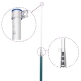 thumbnail of vidaXL Vlaggenmast telescopisch 5,5 m aluminium zilverkleurig