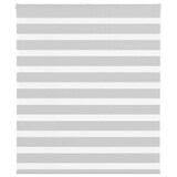 thumbnail of vidaXL Zebra rolgordijn 130x100 cm stofbreedte 125,9 cm lichtgrijs