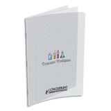 thumbnail of Cahier T.P. Classique PP piqué 17x22, 64p./32 feuilles 90g/m², Séyès/uni, incolore