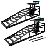 thumbnail of 2x hydraulischer Auffahrbock Auffahrrampe Pkw KfZ Wagenheber höhenverstellbar