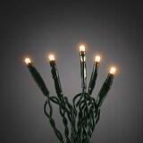 thumbnail of Konstsmide Micro LED Lichterkette, verschweißt, 200 bernsteinfarbene Dioden, 24V, Innen, dunkelgrünes Kabel - 6355-820