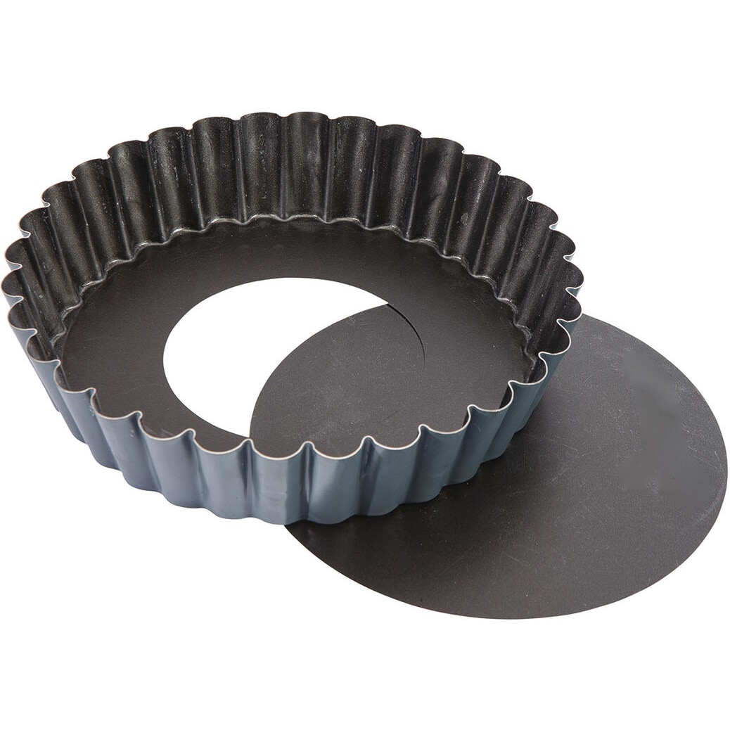 Matfer Exopan großwellige Mandelkuchenform mit herausnehmbarem Boden, 12 cm (331811)