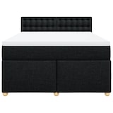 thumbnail of vidaXL Boxspringbett mit Matratze Schwarz 140x190 cm Stoff
