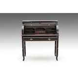 thumbnail of SIT Möbel secretaire met rolluik | Acaciahout antiek afwerking | 4 laden, 5 vakken | B 100 x D 41 x H 106 cm | 09840-30 | Serie SAMBA