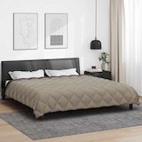 thumbnail of vidaXL Winterbettdecke Hellgrau und Anthrazit 220 x 260 cm Mikrofaser