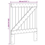 thumbnail of vidaXL Hoofdbord 80x104 cm massief grenenhout