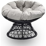 thumbnail of Rijoka Loungestoel Rond – Draaibaar 360 Graden – Zwart