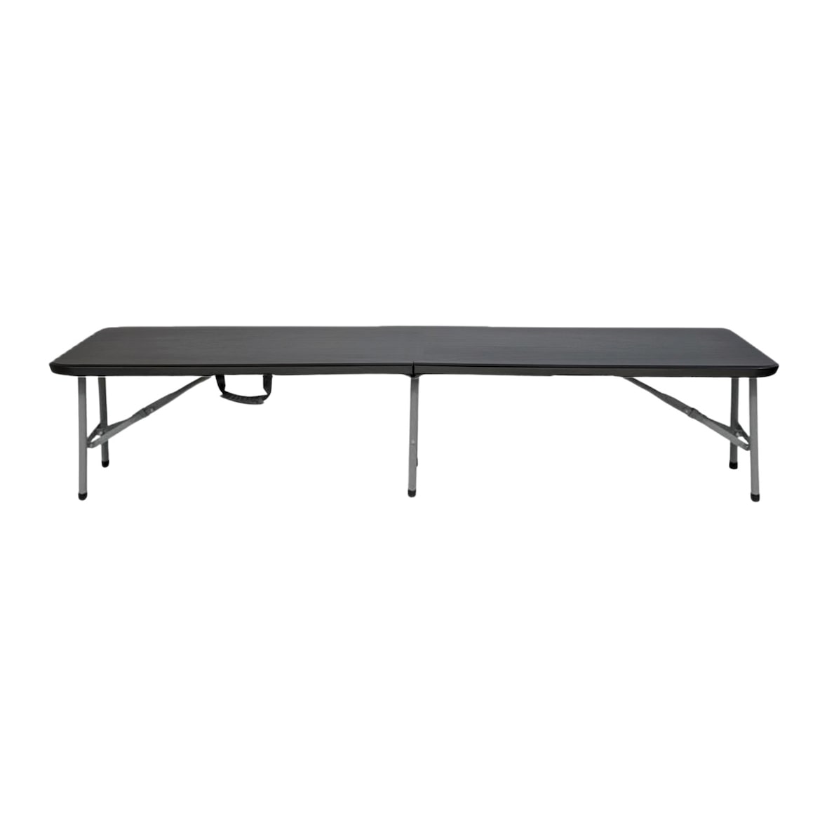 Klappbare Catering-Bank Schwarz 180x28x43cm O91
