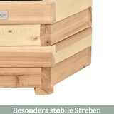 thumbnail of 3er Set Pflanzkasten Holz 6-eckig MICHA - Inkl. Vlies und Handschuhe | Pflanzkübel Tannenholz Blumenkasten Blumenkübel Blumentopf Terrasse