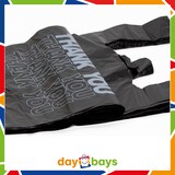 thumbnail of DayBays 50000 Stk. Hemdchentragetaschen 30+15x55 cm HDPE Mit Druck Thank You geblockt