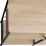 thumbnail of tectake Etagère de cuisine Crawley réglable en hauteur 90x40x131,5cm - Bois clair industriel, Chêne Sonoma -404755