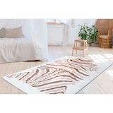 thumbnail of Priscella Animal AE 400 Elfenbein / Taupe / Weiß 160cm x 230cm