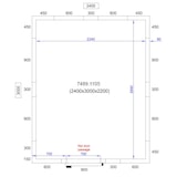 thumbnail of Chefgastro Kühl- und Frierzelle BxTxH 2400x3000x2200mm