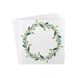 thumbnail of Airlaid Serviette Isabell in Weiss, 40 x 40 cm, 50 Stück - Mank