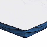 thumbnail of vidaXL Matratzenpads Weiß und blau 160 x 200 cm Gel-Speicherschaum