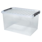 thumbnail of Aufbewahrungsbox/Clipbox mit Deckel, Inhalt 62 Liter, LxBxH 600 x 400 x 340 mm, Polypropylen (PP), transparent