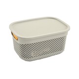 thumbnail of Middelgrote Rechthoekige Mand met Deksel 6.6 Liter Beige 7house
