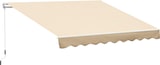 thumbnail of Toldo Manual Retráctil Plegable con Manivela 295x245 cm Toldo Enrollable Aluminio Protección Solar para Ventanas Puertas Balcón Terraza Exterior