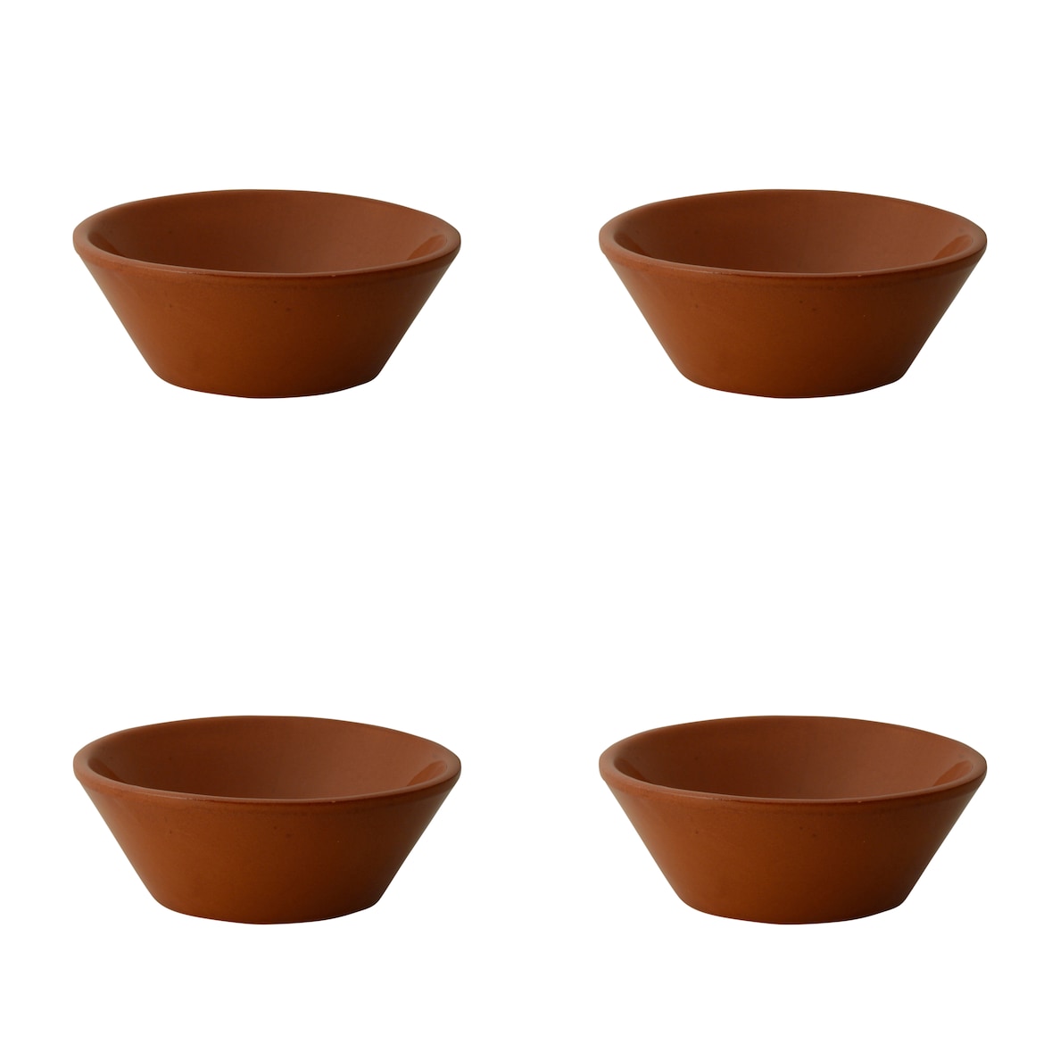 Tapas Schaal Classico 11 cm 20 cl Bruin Aardewerk 4 stuks