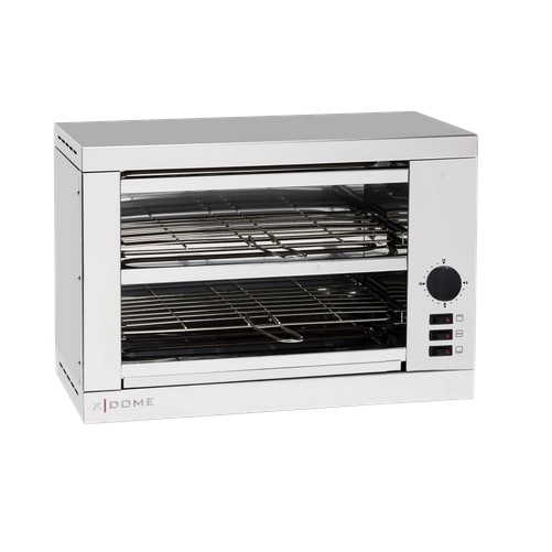 Tostador profesional para hosteleria, 2 pisos, resistencias blindadas con temporizador