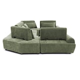 thumbnail of Modulaire 6-zits hoekbank met verstelbare rugleuning 462 cm groen, L 462 x l 231 x h 82 cm Oviala