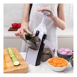 thumbnail of Meridiana Ok Chef, Mandolina XL rossa, regolabile, per taglio a fette e julienne, qualità professionale