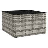 thumbnail of vidaXL 2-tlg. Garten-Lounge-Set mit Kissen Grau Poly Rattan
