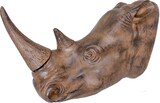 thumbnail of Deko-Geweih NASHORN Kunststoff Antik-braun 28x61x52cm Geweih Tier-Dekoration