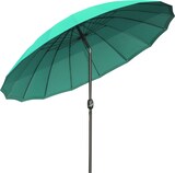 thumbnail of Ombrellone da Giardino Ø2,55m 18 Stecche Testa Inclinabile Verde