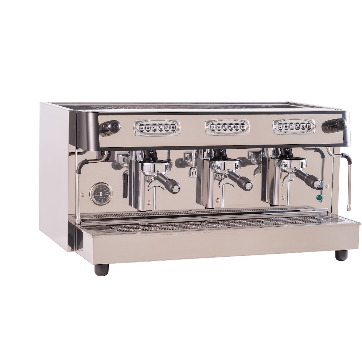 Siebträger - Espressomaschine BAROSSI Superiore 3 Gr. Autom. - Edelstahlausführung