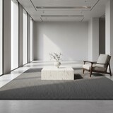 thumbnail of Teppich Wohnzimmer Einfarbig Pflegeleicht Waschbar Strapazierfähig Esszimmer OEKO-TEX Grau 280x370 cm Gekettelt – CIMA von Kadima Design