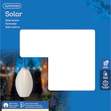 thumbnail of Solar LED Gartenleuchte Laterne 22x33cm Nylon Weiß / Warmweiß Solarleuchte Deko Lampion Solarlampe Außenleuchte Hängeleuchte Gartendeko