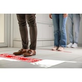 thumbnail of Exacompta 67017E Hinweisschild, Band Stop, PVC, selbstklebend und rutschfest, 100 cm - Rot