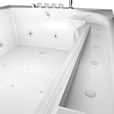 thumbnail of Whirlpool Pool Badewanne Eckwanne Wanne W12H-TH-C 180x135cm passive Schlauch-Reinigung