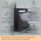 thumbnail of Klarstein Royal Flush Eco Dunstabzugshaube 90 cm 714 m³/h A+ Schwarz