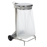 thumbnail of ROSSIGNOL Support sac mobile en inox 110L à pédale COLLECROULE