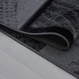 thumbnail of Teppich Wohnzimmer Karo Pflegeleicht Waschbar Strapazierfähig Schlafzimmer OEKO-TEX Schwarz 200x290 cm Gekettelt – INN von Kadima Design