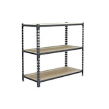 thumbnail of SimonRack Étagère Rangement 900x1100x300 mm, 3 niveaux, plateaux en bois, charge 200 kg par niveau, Gris - Maderclick