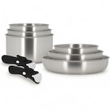 thumbnail of Menastyl - Set 8 pieces iris en acier inoxydable avec poignée amovible