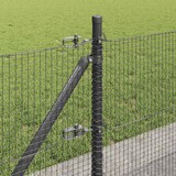 thumbnail of vidaXL Zaunpfosten Grau 10 x 0,4 m (16 x 16 mm Maschen) Stahl und PVC