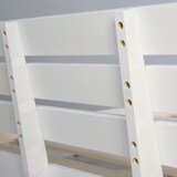 thumbnail of Décoshop26 - Letto singolo in legno di pino bianco 90x200 con rete a doghe e cassetto contenitore LIT06231