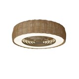 thumbnail of Ventilador DC KILIMANJARO MINI beige 3 temperatura led dimable 58 cm Mantra