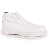 thumbnail of Slipper S2 hoch mit Kunststoffkappe, weiß, 1 Paar, Schuhgröße 44