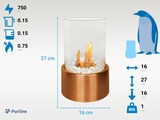 thumbnail of Disis CU 750W Bioethanol dekorativen Kamin