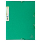 thumbnail of Exacompta Sammelmappe mit 3 Klappen und Gummizug und Rückenetikett aus Recycling-Karton zweifarbig 380g/qm Forever, 24x32cm für DIN A4