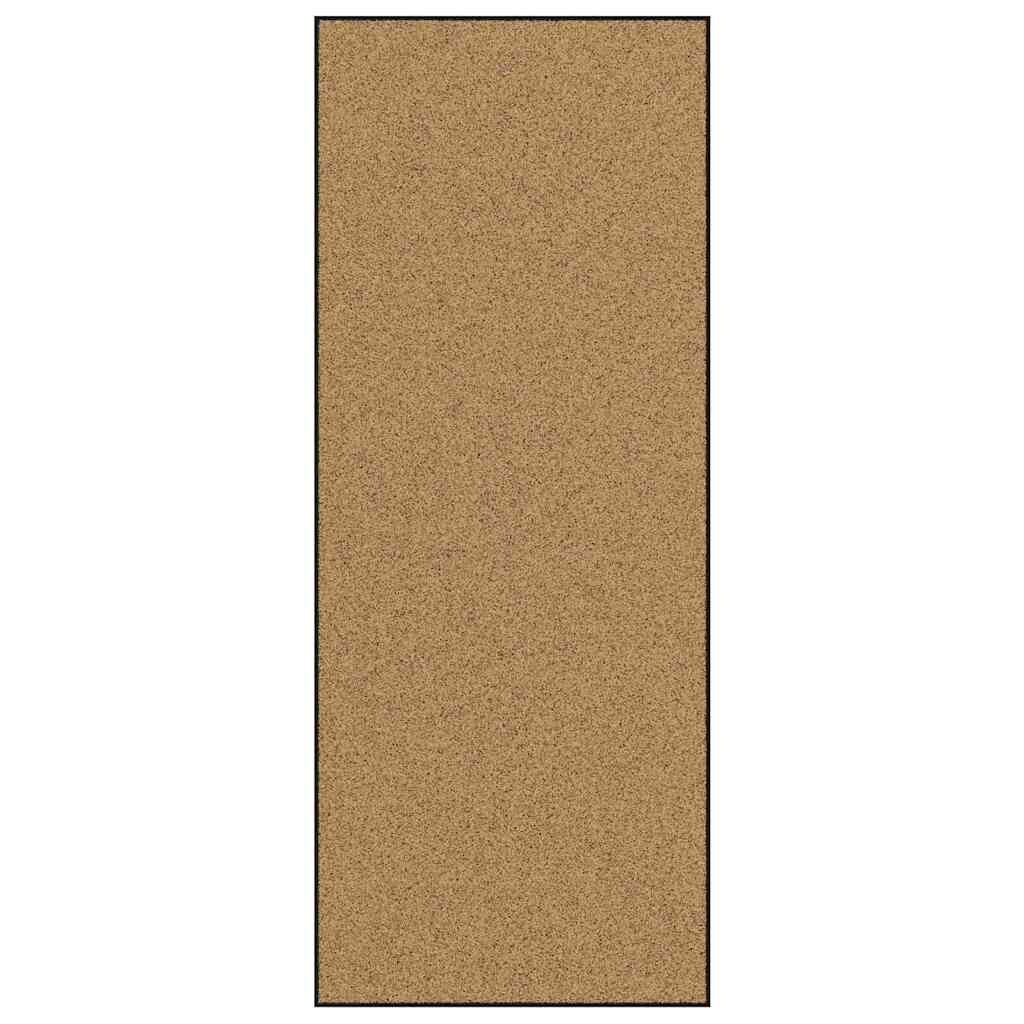 vidaXL Deurmat Anders Crème en Zwart 120 x 300 cm Polyamide en PVC