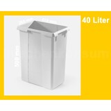 thumbnail of Hailo Inneneimer 1080369 hellgrau 40 Liter 415 x 285 x 500 mm