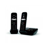 thumbnail of Gigaset AS690A DUO tél.DECT + REP  base + 2 combinés noirs